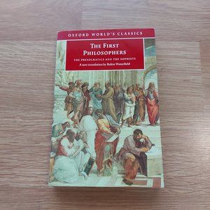 Mix & Match 3 for $10 Books! The First Philosophers: The Presocratics & Sophists